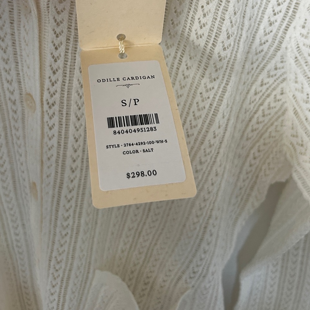 NWT Doen Odille Cardigan Salt - Picture 8 of 10